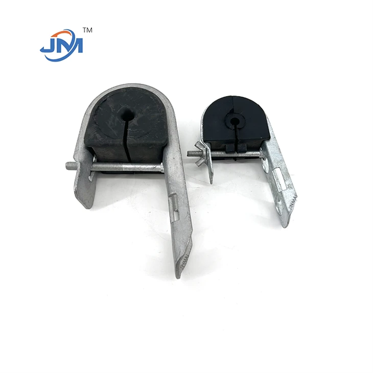 Hot-DIP Galvanized J Hook Suspension Clamp/ ADSS Cable Suspension Clamp For Pole Clamp