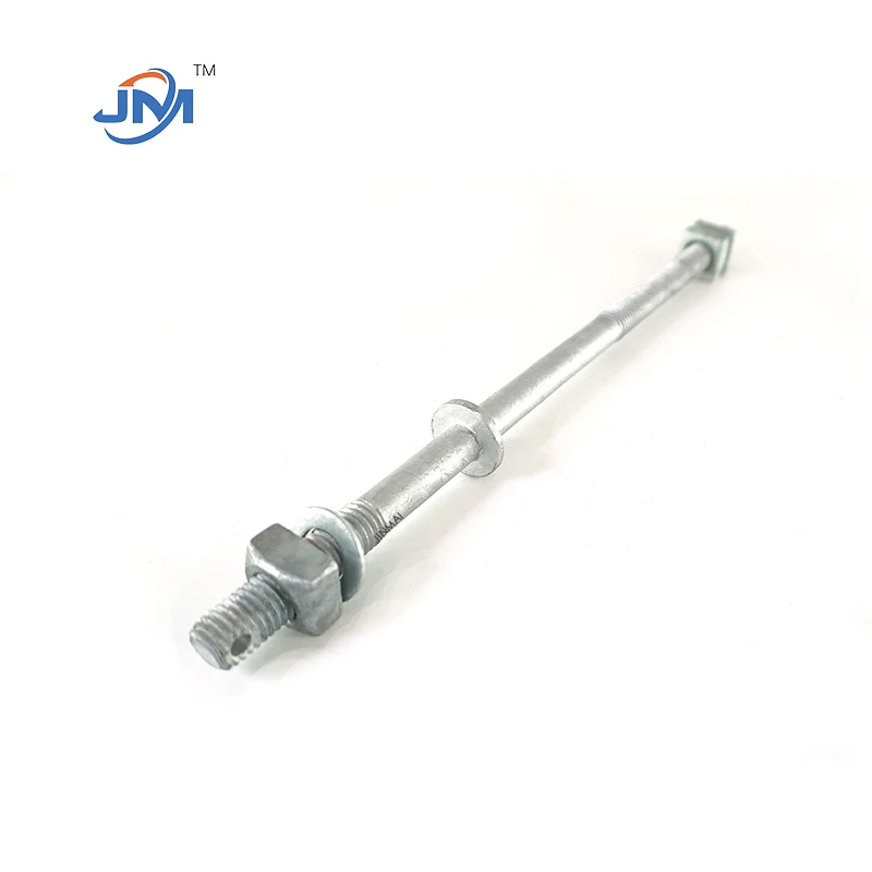 Hot Dip Galvanizing Single And Double Upset Spool Bolt